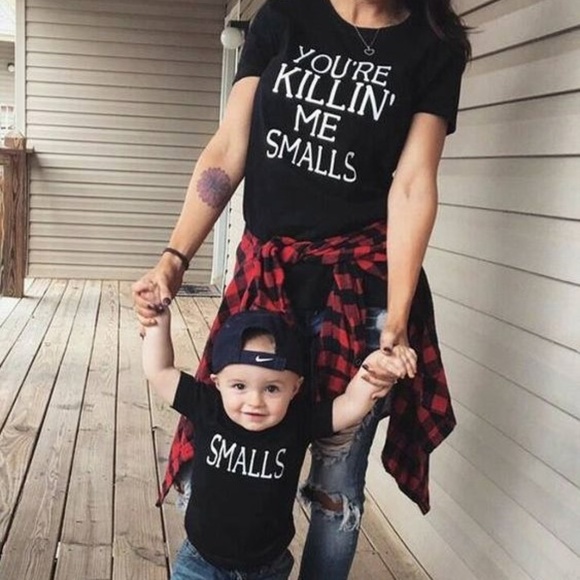 You're Killin' Smalls + Smalls T-Shirt Set - Picture 3 of 3